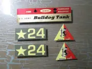 REMCO BULLDOG TANK MONKEY DIVISION STICKER SET