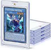 5 ct Magnetic Card Holders for Trading, 35 pt Hard Sleeves Case for MTG, Standard, Sports, Baseball Toploaders