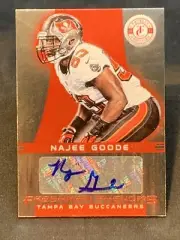NAJEE GOODE SP RC AUTO #59/290 ~ 2012 TOTALLY CERTIFIED RED “FRESHMAN PHENOMS”