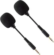 DOITOOL Tablet Microphone Condenser Mic Bendable Design Mini Phone Microphone for Laptop Black Live Streaming