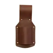 Leather Belt Hammer Holder with Steel Rings Holsters for Convenient Tool