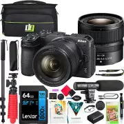Nikon Z 30 Mirrorless Camera 4K DX Body + 12-28mm Lens Kit + Accessories Bundle