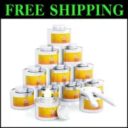 Premium 6-Hour Chafing Fuel 2-Pack Cans for Events | Wick Set with Opener