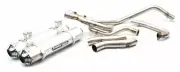 Trinity Brushed Stage 5 Dual Full System Exhaust Pipe Kawasaki Teryx