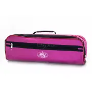 New High Quality C Flute Hard Case Cover w Side Pocket/Handle/Strap Pink Strong