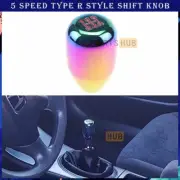 M12 x 1.25 Neo Chrome Type R Manual 5 Speed Aluminum Gear Shift Knob For Toyota (for: Toyota)