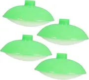Milisten Garden Watering Nozzle 17mm Internal Thread 4 Pack Sturdy Plastic Replaceable Head for Watering Can for Seedlings
