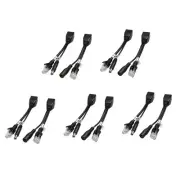 10Pcs(5Pair) POE Splitter POE POE Cable Adapter Tape Screened 5V 12V 24V7724