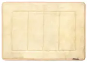 Ultra-Soft Extra-Thick Memory Foam Bath Mat (17 in x 24 in, Tan)