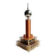 Bluetooth Version Music Tesla Coil Plasma Speaker (US Plug) Golden