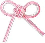 Tokyodo MH000507-002 Water Hana Knot Part #002 Pink, W1.4 x D 0.08 x H 2.0 inches (3.5 x 0.2 x 5 cm), 1 Bag (4 Pieces)