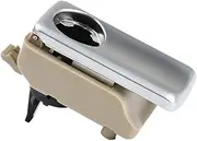 HAUAGEZWU Fit for Mercedes W166 W292 Car Glove Box Handle Cover Lid Lock Fit for Benz ML GL GLE GLS Class Toolbox Glove Boxes Cover Switch(Silver Beige)