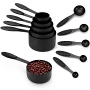 Joyhill Measuring Cups and Spoons Set of 10 Piece, Stainless Steel Measuring ...