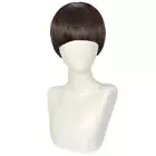 Short Mushroom Wigs Dark Brown Funny Wigs Hair Wigs for Men Women