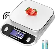 Talking Digital Kitchen Scales High Accurate Multi-Function Food Scale 5kg/22lb High Capacity Kitchen Scales Big Numbers with Clear Loud Voice North American Accent (Black)