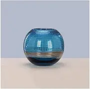 Vases for Decor Flower Vase Nordic Creative Lattice Vase Transparent Glass Vases Ornament Living Room Table Crafts Gift Vase Table Centerpieces (Color : E, Size : Height 16cm)