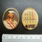 AUSTRIAMETAL FRIDGE MAGNET✅LOT47 SET OF 2✅FRANZ JOSEF I✅1830-1916 MOZART