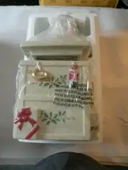 LENOX HOLIDAY SANTA'S WORKBENCH COOKIE JAR NEW IN BOX