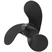 Propeller F6 for 2.5HP 3.5HP / Mercury 3.3HP 48-815084A02/Evinrude 0766539 309-64107-0 black