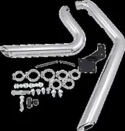 VH Shortshots Staggered Exhaust Pipe System Chrome Harley Softail Springer 88-06
