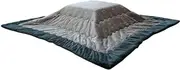 BJDesign Washable Kotatsu Futon Casual Checkered Design, 100% Polyester Fabric Material, Home and Living, Japanese Kotatsu Blanket (Gray, Rectangle (75 x 95 Inches))