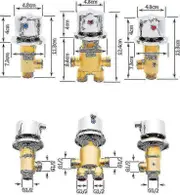 Bathtub Faucet Bath Mixer Shower Faucets Bathroom Faucet Hot Cold Water Solid Brass Mixer Tap Hole Yalo