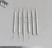 6pc Dental Basic Exam Kit William Probe,Tartar Calculus Remover Teeth Cleaning