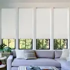 4Pack Black Out Roller Shades Portable Blackout Curtains No Tools No Drill Co...