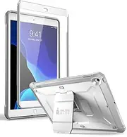 SUPCASE Unicorn Beetle Pro Series Case for iPad 10.2 (2021/2020/2019), with Built-in Screen Protector Protective Case for iPad 9th Generation/8th Generation/7th Generation (White)