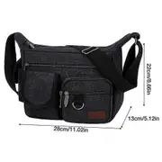 Men Canvas Shoulder Bags Casual Tote Travel Men's Crossbody Bag Luxury Messenger Bags Fashion High Quality Handbag