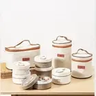 Stackable Insulated Lunch Bag Stainless Steel Bento Box Dinnerware