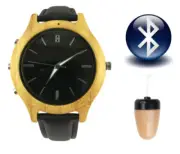 Spy Earpiece Bluetooth Watch Invisible Micro Earphone Wireless Covert Hidden