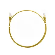 8Ware Cat6 Ultra Thin Slim Cable Yellow Premium Rj45 Ethernet