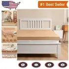 3-Inch Gel Memory Foam Mattress Topper, Bamboo Twin Pad - CertiPUR Certified
