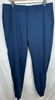Buffalo David Bitton Golf Pants - 34x32 - Blue - Elastic Waistband - NWT