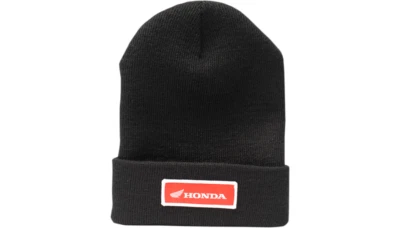 NEW FACTORY EFFEX 22-86308 Honda Knit Beanie - Black/Red - OSFA - MOTORCYCLE