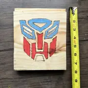 Transformers wood burning pyrography wood gift Present Art