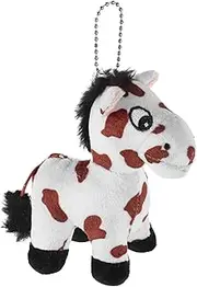JOINPAYA Cute Plush Horse Pendant Soft Toy Keychain for Boys and Girls Accessory Birthday Party Favor