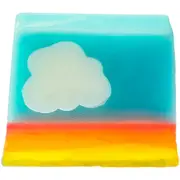 Bomb Cosmetics Mrs Bluesky Scented Bath Soap Slice Shower Bar Body Fragrance