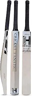 Heega Cricket Fanatic Half Width Kashmir Willow Middler Bat for Training Purpose