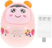 TOYANDONA Cute Baby Musical Toy Wobbling Tumbler Toddlers Baby Sensory Development Toy