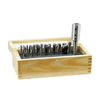 HSS Interchangeable Pilot Counterbore 21pc Set - Metric