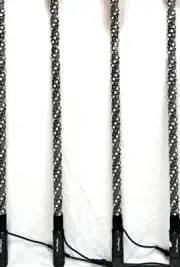 WORLDS BRIGHTEST 3' PAIR L.E.D. RGBW SAFETY FLAG WHIP 20 COLORS 30 MODES USA