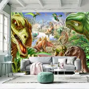 Dinosaur Boy Room Removable Wall Mural AM5