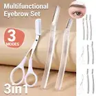 3 PCS Women's Eyebrow Razor Dermaplaning Facial Hair Shaving Razor Tool Kit