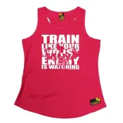 Gym Bodybuilding Vest Womens Sport Performance Singlet Train Like Your W JC15