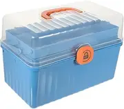 Multi Portable Medicine Storage Box Transparent First Aid Organizer with Capacity for Home Office Travel and Outdoor Use Versatile Lightweight Medicine Box