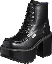 YOSUKE(ヨースケ) 2609800 Women's Boots, Impressive Platform Lace-up Short Boots