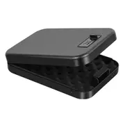 Metal Car Safety Box Fingerprint / Password Lock Model Os300C Black