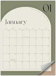 Aesthetic 2025 Magnetic Fridge Calendar - Runs Until December 2025 - The Perfect Monthly Refrigerator Calendar With Minimal Designs for Easy Organizing